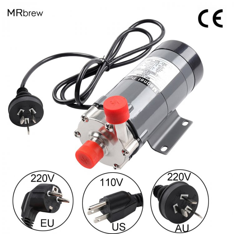 304 stal głowy pompa magnetyczna 15R , Homebrew Food Grade wysoka  temperatura opór 140C piwa pompa z napędem magnetycznym domowe  warzenie|pump brew|beer brewingpump pump - AliExpress